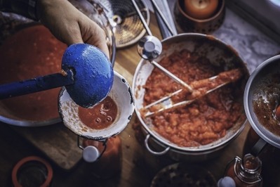 Researchers are using tomato pomace (from gazpachos, sauces and juices) to produce a biodegradable coating. GettyImages/GMVozd