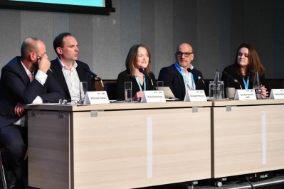 The panel, from left: Michael Oakes, Rob Hutchison, Shelagh Hancock, Ash Amirahmadi, and Verity Richards / Photo: NFU